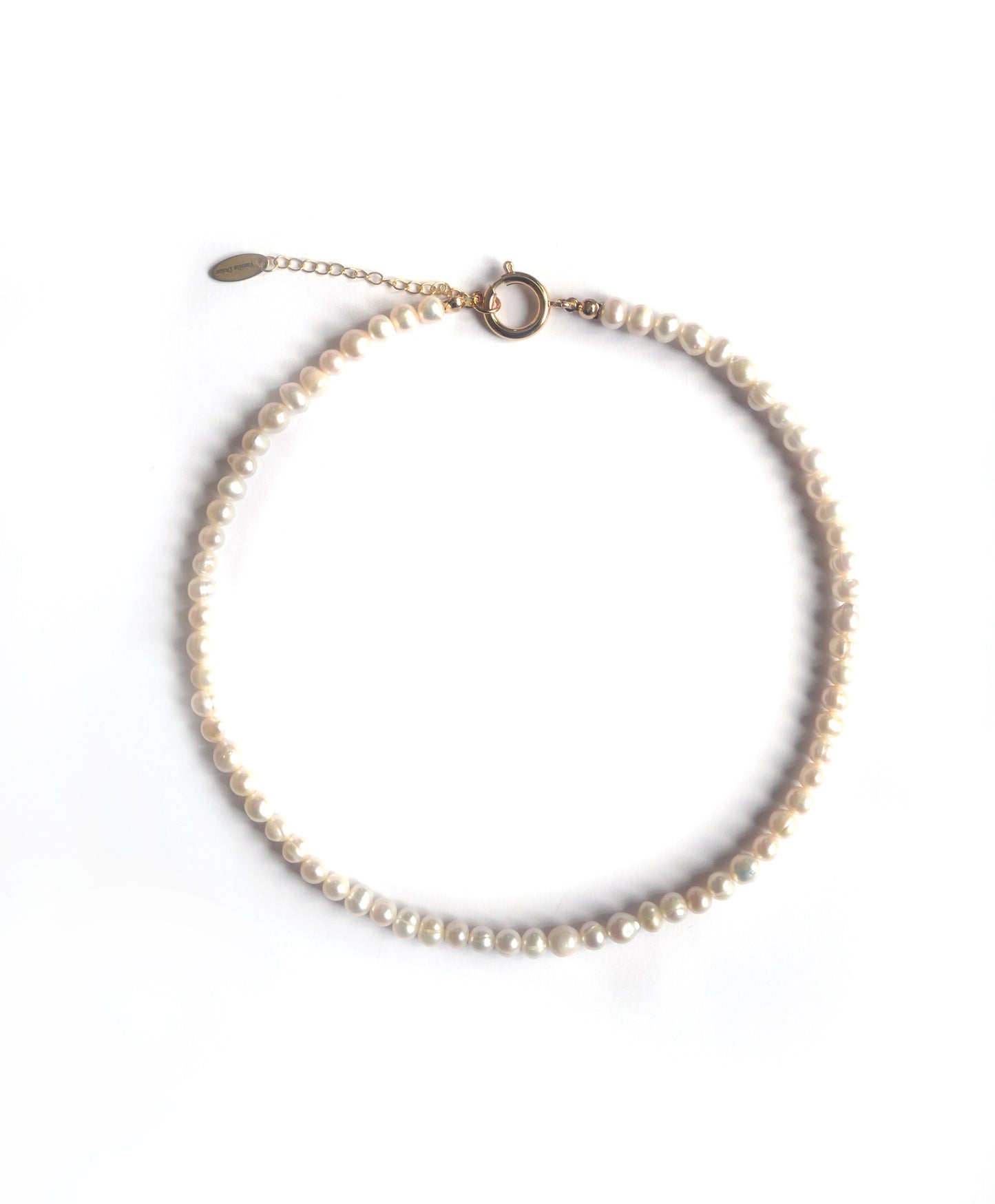 14K Gold white pearl bracelet